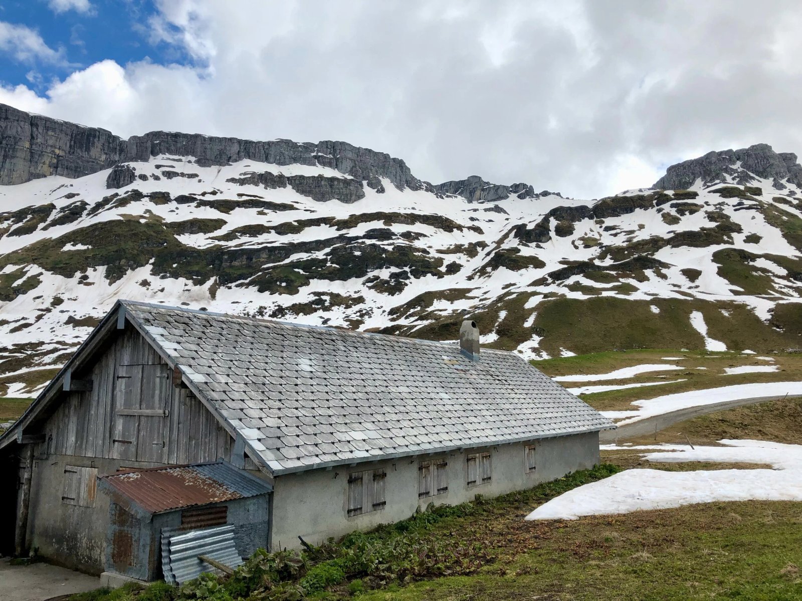 June Snow at the Upper Hut
